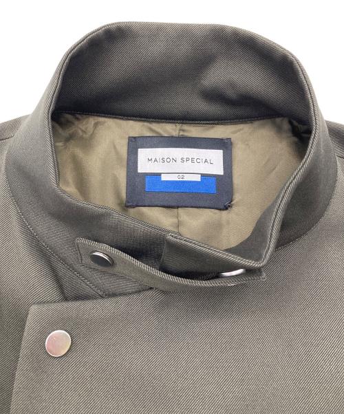 MAISON SPECIAL（メゾンスペシャル）MAISON SPECIAL (メゾンスペシャル) Prime-Over Tielocken Military Twill Coat カーキ サイズ:2の古着・服飾アイテム