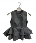 anuansアニュアンス）の古着「オブジェクトフレアトップス」｜グレー