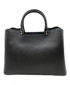 MARCO BIANCHINIマルコビアンキーニ）の古着「ビッグスウェード2WAYBAG」｜ブラック