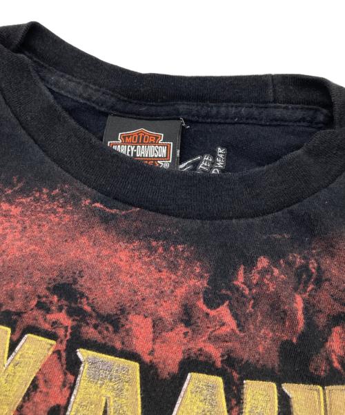 HARLEY-DAVIDSON（ハーレーダビッドソン）HARLEY-DAVIDSON (ハーレーダビッドソン) プリントTシャツ ブラック サイズ:Mの古着・服飾アイテム