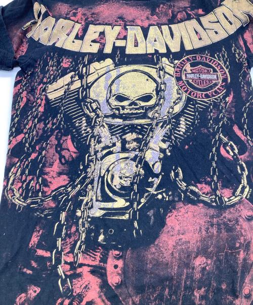 HARLEY-DAVIDSON（ハーレーダビッドソン）HARLEY-DAVIDSON (ハーレーダビッドソン) プリントTシャツ ブラック サイズ:Mの古着・服飾アイテム