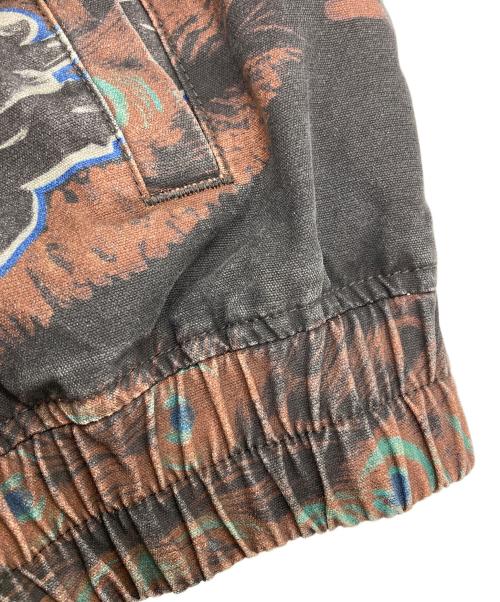 SUPREME（シュプリーム）Supreme (シュプリーム) 23FW leather collar utility jacket ブラウン/peacock サイズ:Sの古着・服飾アイテム