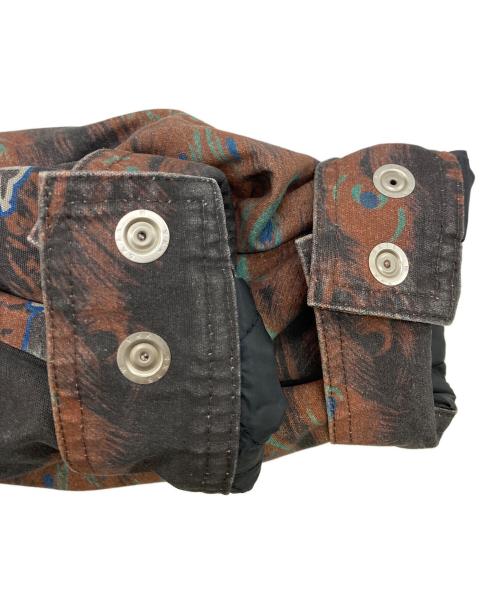 SUPREME（シュプリーム）Supreme (シュプリーム) 23FW leather collar utility jacket ブラウン/peacock サイズ:Sの古着・服飾アイテム