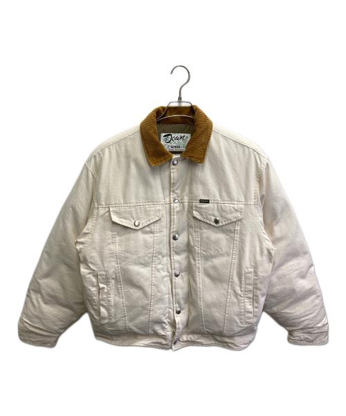 SUPREME（シュプリーム）Supreme (シュプリーム) Schott (ショット) 22FW Canvas DownTrucker Jacket アイボリー/Natural サイズ:Sの古着・服飾アイテム