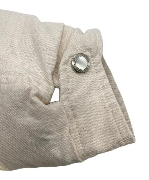 SUPREME（シュプリーム）Supreme (シュプリーム) Schott (ショット) 22FW Canvas DownTrucker Jacket アイボリー/Natural サイズ:Sの古着・服飾アイテム