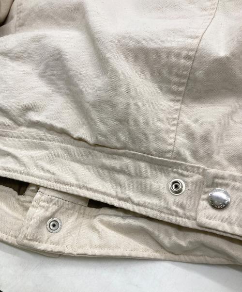 SUPREME（シュプリーム）Supreme (シュプリーム) Schott (ショット) 22FW Canvas DownTrucker Jacket アイボリー/Natural サイズ:Sの古着・服飾アイテム