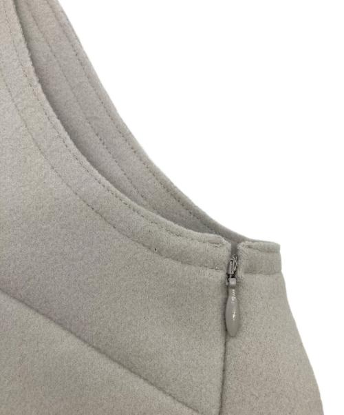 LOUNIE（ルーニー）LOUNIE (ルーニー) ダブルジャージーＶネックプルオーバー ベージュ サイズ:36の古着・服飾アイテム