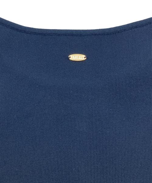 anuans（アニュアンス）anuans (アニュアンス) ハイゲージニットフィットワンピース ネイビー サイズ:Sの古着・服飾アイテム