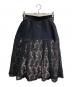 ADORE（アドーア）の古着「リーフレースコンビドームスカート」｜ブラック