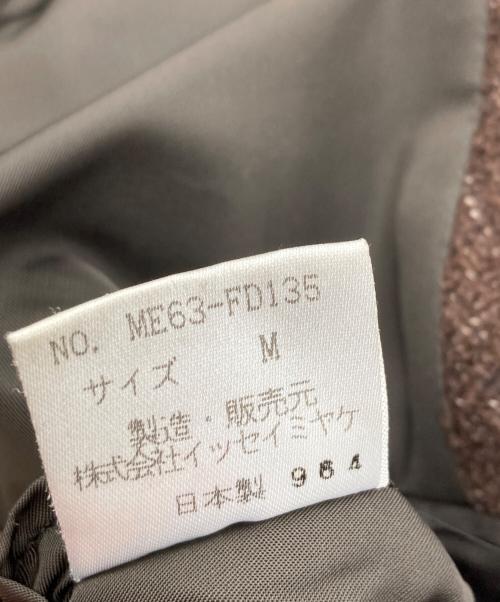 ISSEY MIYAKE MEN（イッセイミヤケメン）ISSEY MIYAKE MEN (イッセイミヤケメン) 96AW 5Bシングルジャケット【アーカイブ】 ブラウン サイズ:Mの古着・服飾アイテム