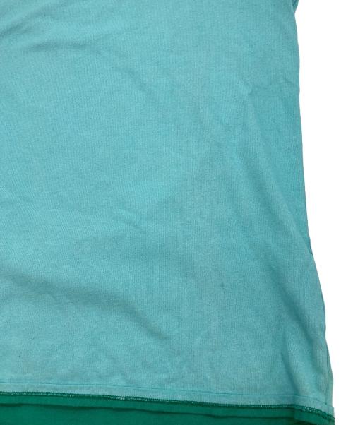 PRADA SPORTS（プラダスポーツ）PRADA SPORTS (プラダスポーツ) クルーネックカットソー ブルー×グリーン サイズ:XXL（レディースサイズ実寸サイズ参照の古着・服飾アイテム