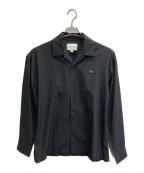 LACOSTEラコステ）の古着「ブレイサブルオープンネックシャツ」｜ブラック