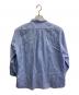gardens of paradise (ガーデンズオブパラダイス) リネンコットンシャツ ブルー サイズ:4：4000円