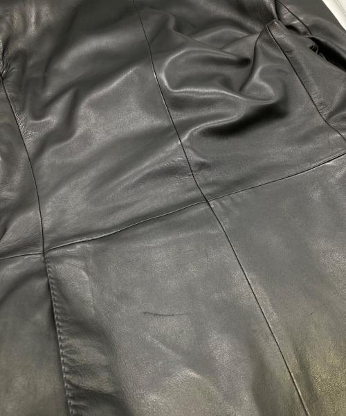 Yves Saint Laurent Rive Gauche（イヴ・サンローラン リヴ・ゴーシュ）Yves Saint Laurent Rive Gauche (イヴ・サンローラン リヴ・ゴーシュ) シープレザー3Bジャケット ブラック サイズ:50の古着・服飾アイテム