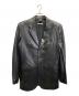Yves Saint Laurent Rive Gauche（イヴ・サンローラン リヴ・ゴーシュ）の古着「シープレザー3Bジャケット」｜ブラック