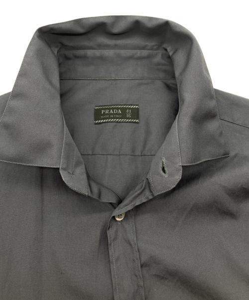PRADA（プラダ）PRADA (プラダ) 00s Dress Shirts グレー サイズ:41-16の古着・服飾アイテム