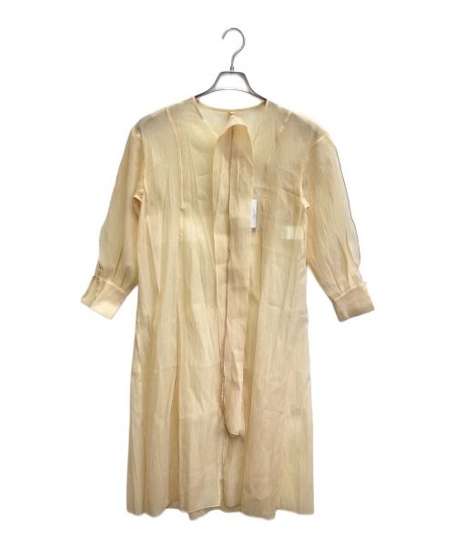 Eaphi（エフィ）Eaphi (エフィ) シースルーワンピース ベージュ サイズ:Sの古着・服飾アイテム