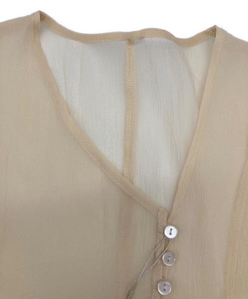 Eaphi（エフィ）Eaphi (エフィ) シースルーワンピース ベージュ サイズ:Sの古着・服飾アイテム