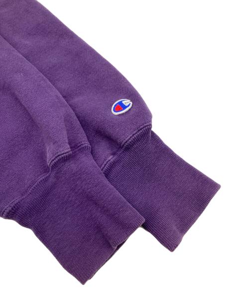 Champion REVERSE WEAVE（チャンピオン リバース ウィーブ）Champion REVERSE WEAVE (チャンピオン リバース ウィーブ) 90s プルオーバーフーディー【USA製】 パープル サイズ:Lの古着・服飾アイテム