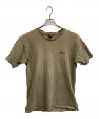 stussyステューシー）の古着「00s Crown×SS Link Tee」｜オリーブ