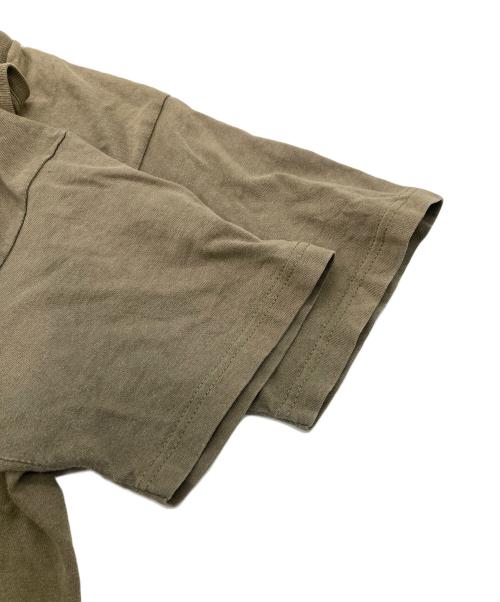 stussy（ステューシー）stussy (ステューシー) 00s Crown×SS Link Tee オリーブ サイズ:Mの古着・服飾アイテム