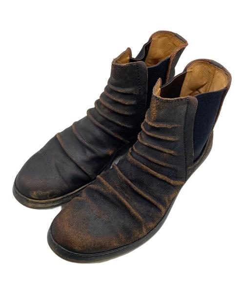 ATELIER CREATION CONCEPT（アトリエクリエーションコンセプト）ATELIER CREATION CONCEPT (アトリエクリエーションコンセプト) サイドゴアブーツ ブラウン サイズ:40の古着・服飾アイテム