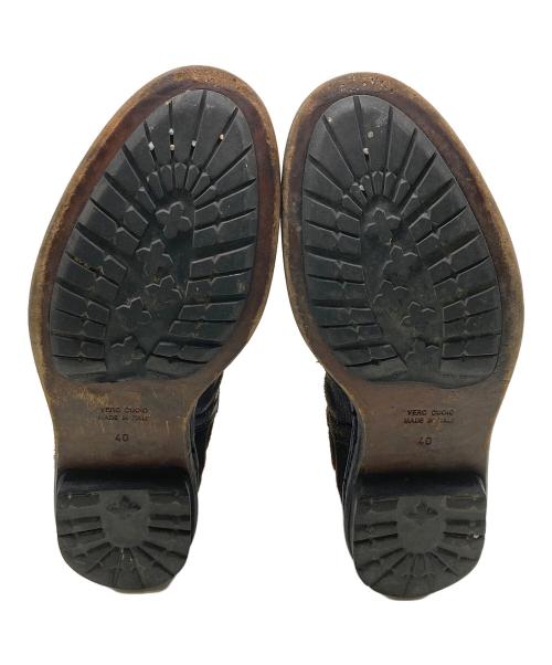 ATELIER CREATION CONCEPT（アトリエクリエーションコンセプト）ATELIER CREATION CONCEPT (アトリエクリエーションコンセプト) サイドゴアブーツ ブラウン サイズ:40の古着・服飾アイテム