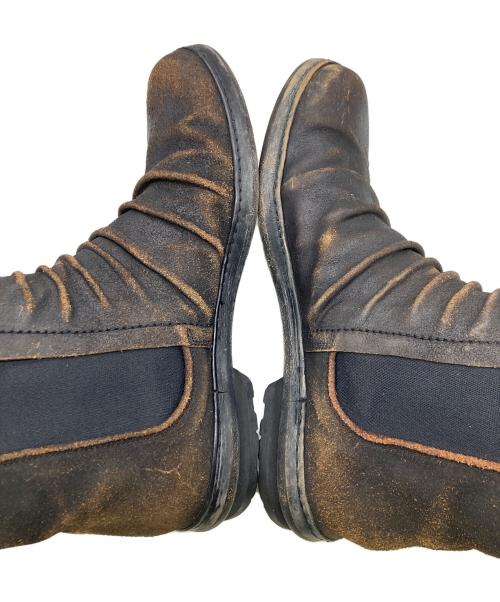 ATELIER CREATION CONCEPT（アトリエクリエーションコンセプト）ATELIER CREATION CONCEPT (アトリエクリエーションコンセプト) サイドゴアブーツ ブラウン サイズ:40の古着・服飾アイテム