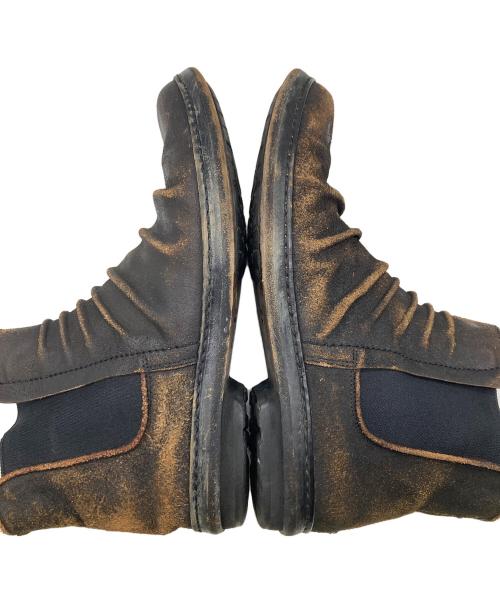 ATELIER CREATION CONCEPT（アトリエクリエーションコンセプト）ATELIER CREATION CONCEPT (アトリエクリエーションコンセプト) サイドゴアブーツ ブラウン サイズ:40の古着・服飾アイテム