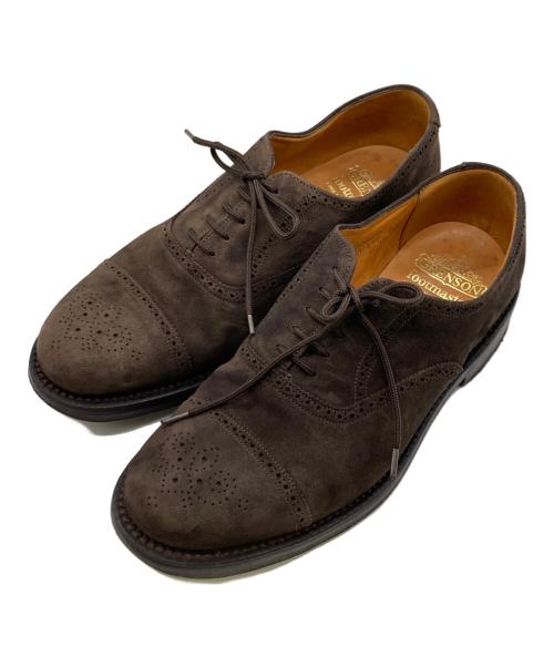 GRENSON（グレンソン）GRENSON (グレンソン) スエードストレートチップシューズ ブラウン サイズ:8/Gの古着・服飾アイテム