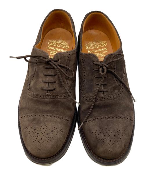 GRENSON（グレンソン）GRENSON (グレンソン) スエードストレートチップシューズ ブラウン サイズ:8/Gの古着・服飾アイテム