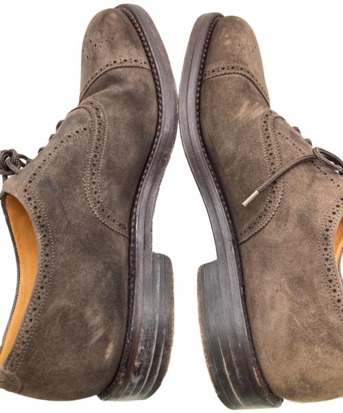GRENSON（グレンソン）GRENSON (グレンソン) スエードストレートチップシューズ ブラウン サイズ:8/Gの古着・服飾アイテム