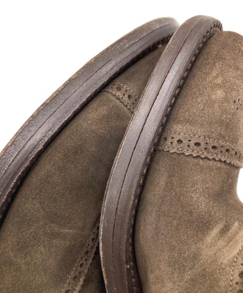 GRENSON（グレンソン）GRENSON (グレンソン) スエードストレートチップシューズ ブラウン サイズ:8/Gの古着・服飾アイテム