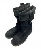 ANN DEMEULEMEESTERアンドゥムルメステール）の古着「ペコスブーツ」｜ブラック