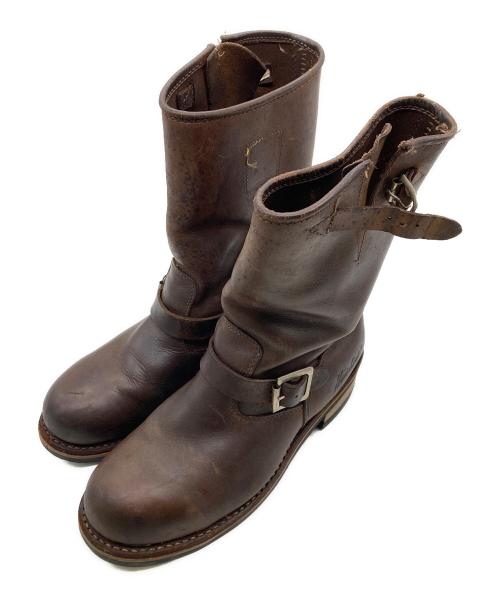 HAWKINS（ホーキンス）HAWKINS (ホーキンス) エンジニアブーツ ブラウン サイズ:8 1/2の古着・服飾アイテム