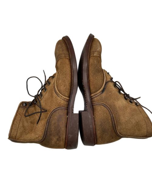 RED WING（レッドウィング）RED WING (レッドウィング) Iron Ranger Suede Work Boots ブラウン サイズ:8の古着・服飾アイテム