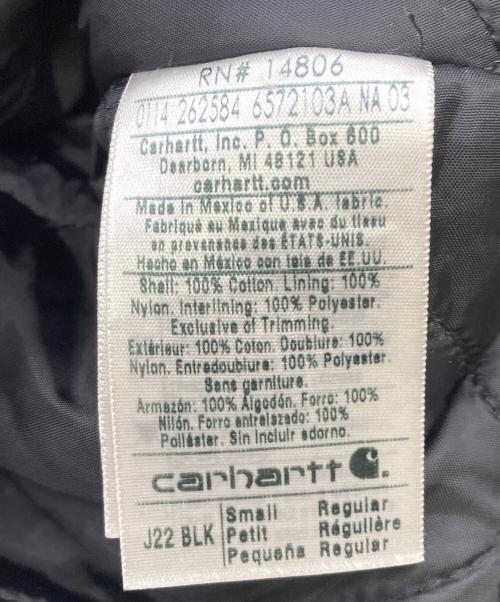 CarHartt（カーハート）CarHartt (カーハート) J22 Sandstone Traditional Jacket 【メキシコ製】 ブラック サイズ:Sの古着・服飾アイテム