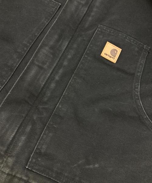 CarHartt（カーハート）CarHartt (カーハート) J22 Sandstone Traditional Jacket 【メキシコ製】 ブラック サイズ:Sの古着・服飾アイテム