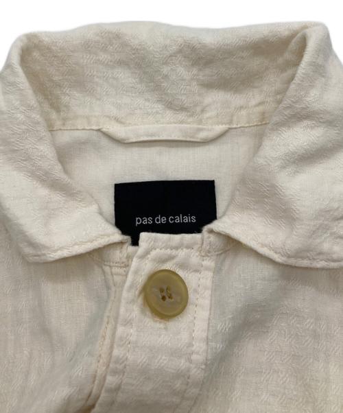 pas de calais（パドカレ）pas de calais (パドカレ) リネン混ワンピース アイボリー サイズ:36の古着・服飾アイテム