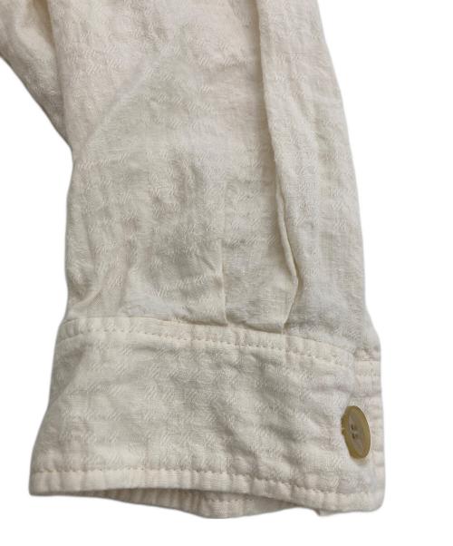 pas de calais（パドカレ）pas de calais (パドカレ) リネン混ワンピース アイボリー サイズ:36の古着・服飾アイテム