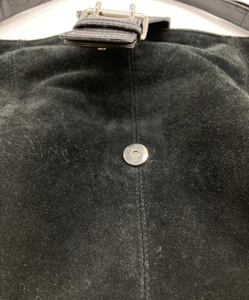 LAUREN RALPH LAUREN（ローレンラルフローレン）LAUREN RALPH LAUREN (ローレンラルフローレン) オールドスウェードハンドバッグ ブラックの古着・服飾アイテム