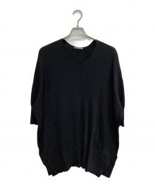 theory luxe（セオリーリュクス）の古着「プルオーバーチュニックニット」｜ブラック
