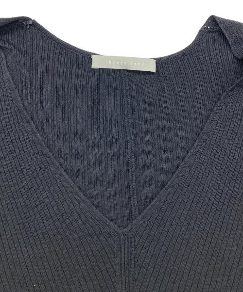 theory luxe（セオリーリュクス）theory luxe (セオリーリュクス) プルオーバーチュニックニット ブラック サイズ:38の古着・服飾アイテム