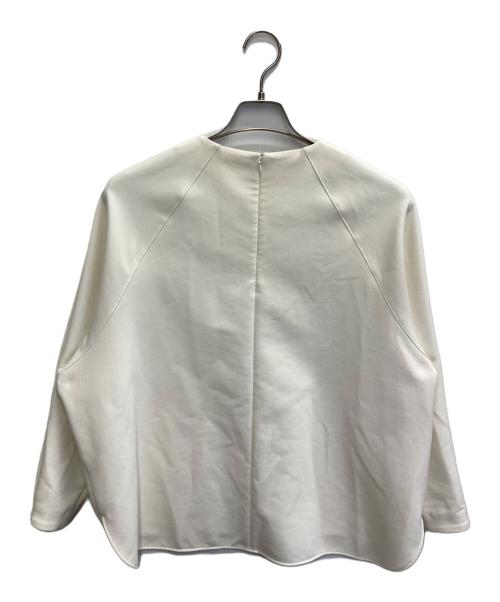 theory luxe（セオリーリュクス）theory luxe (セオリーリュクス) プルオーバーブラウス ホワイト サイズ:38の古着・服飾アイテム