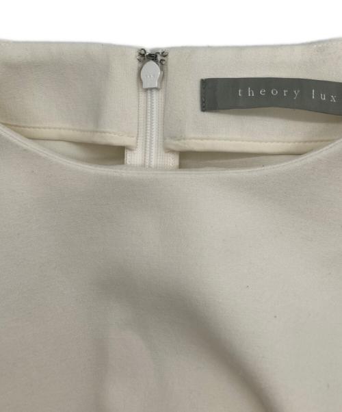 theory luxe（セオリーリュクス）theory luxe (セオリーリュクス) プルオーバーブラウス ホワイト サイズ:38の古着・服飾アイテム