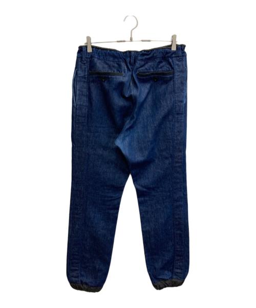 sacai（サカイ）sacai (サカイ) ナイロン切替ジョガーデニムパンツ インディゴ サイズ:2の古着・服飾アイテム