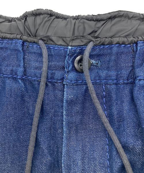 sacai（サカイ）sacai (サカイ) ナイロン切替ジョガーデニムパンツ インディゴ サイズ:2の古着・服飾アイテム