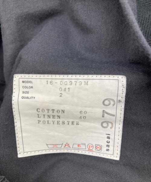 sacai（サカイ）sacai (サカイ) ナイロン切替ジョガーデニムパンツ インディゴ サイズ:2の古着・服飾アイテム