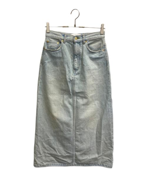 Tu es mon TRESOR（トゥ エ モン トレゾア）Tu es mon TRESOR (トゥ エ モン トレゾア) デニムスカート/THE EMERALD DENIM SKIRT インディゴの古着・服飾アイテム