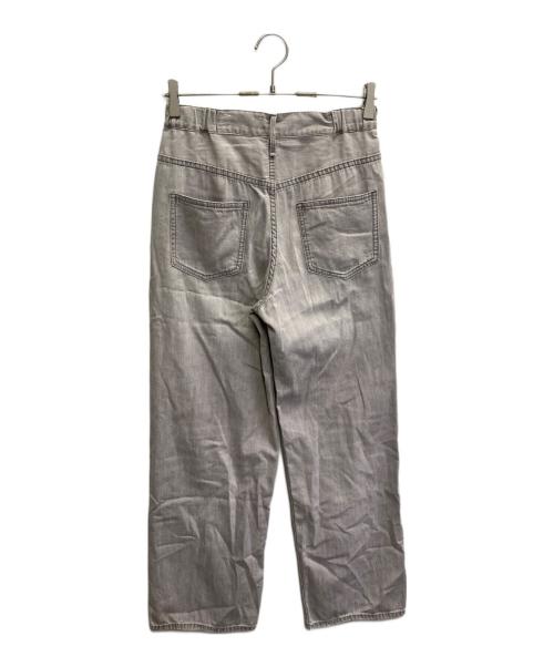 upper hights（アッパーハイツ）upper hights (アッパーハイツ) THE LAZY NIECE ストレートデニムパンツ グレー サイズ:22の古着・服飾アイテム